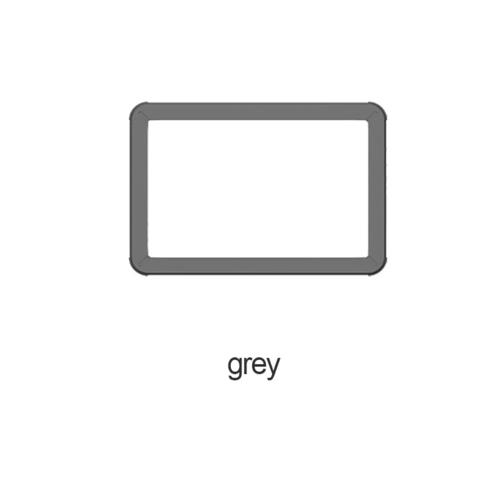 Anti-Scratch Screen Protector PC&ABS Material Black Display Protective Plate Display Fit Silicone Protective Cover Kitchen Use