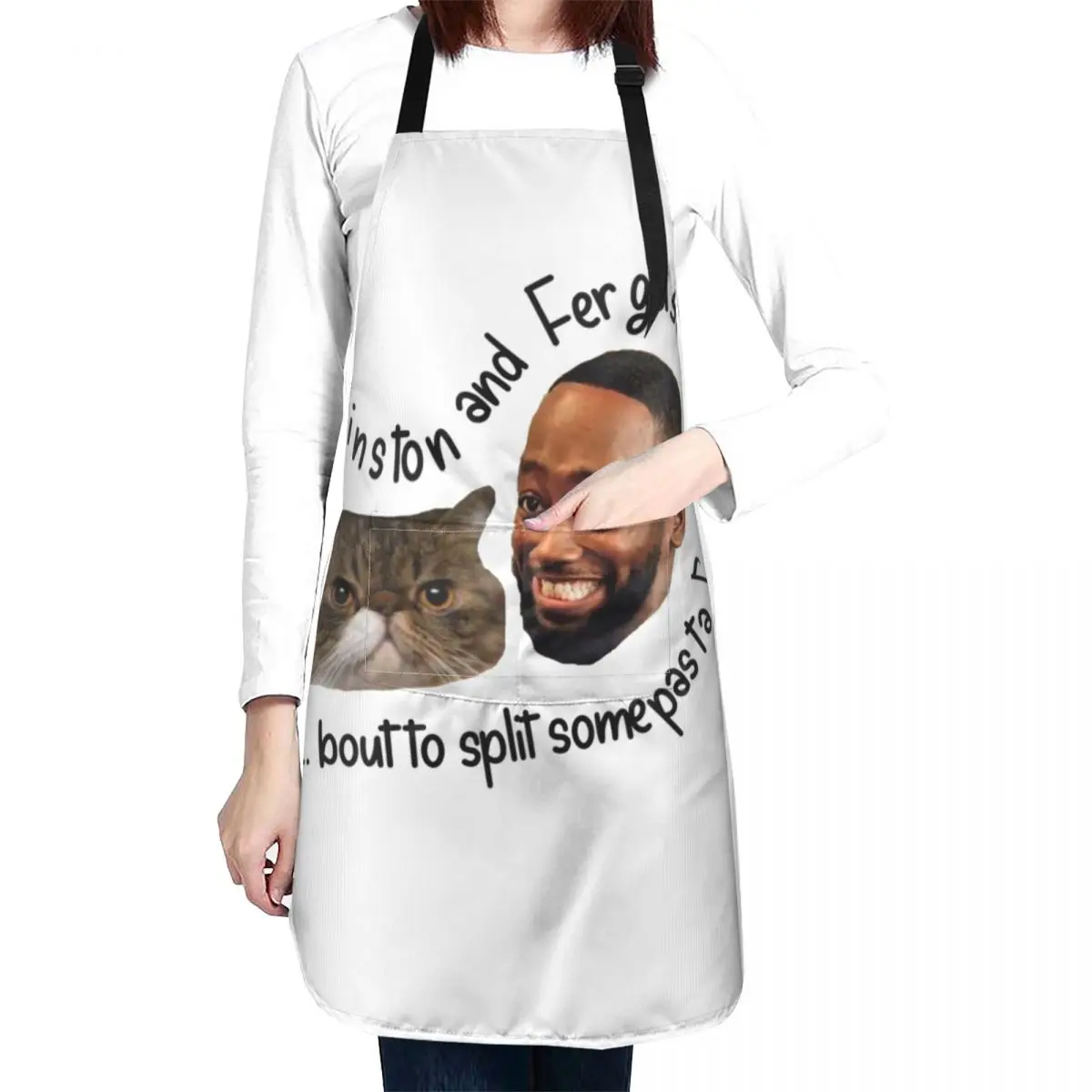 New Girl Winston and Ferguson Apron Kitchen Apras Man For Cosmetologist professional hairdresser Apron