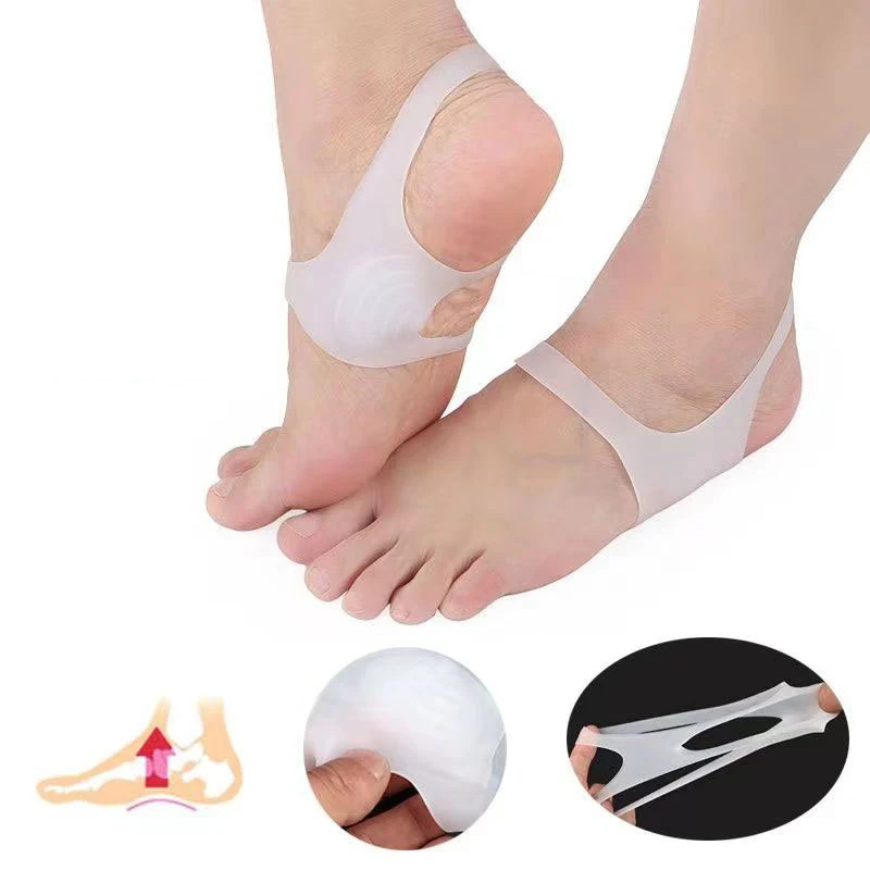 Silicone Arch Support Orthopedic Insoles Foot Pads for Plantar Fasciitis Foot Valgus Varus Corrector Pain Relief Foot Care Tool