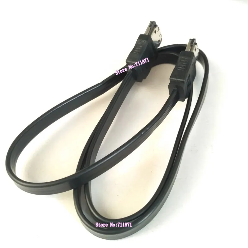 7 Pin e-SATA ESATA Data Wire Cord 7P eSATA External Serial ATA Data Cable Line e SATA 7P 7Pin Male to Male eSATA Data Line Cable