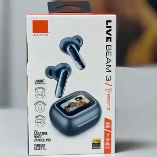

New V20 Bluetooth Earphones with Touch Screen Dual Mark ANC Noise Reduction Suitable for LIVE BEAM3 Dazzling 2
