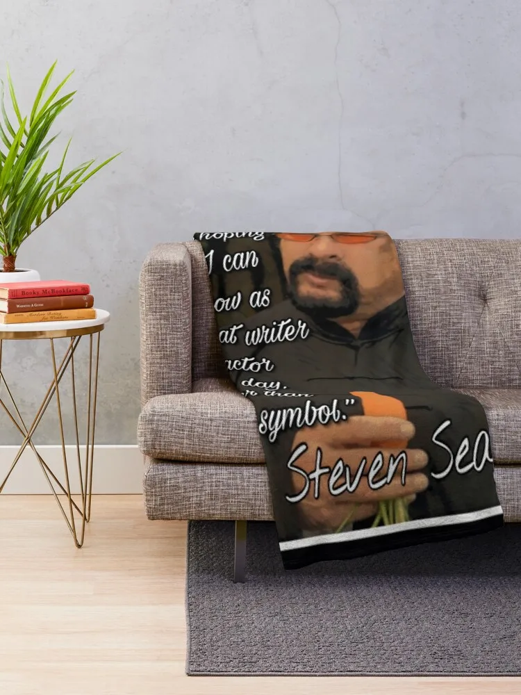 Steven Seagal Sex Symbol \t \t Throw Blanket Furry Blankets Sofas Of Decoration Warm Blankets