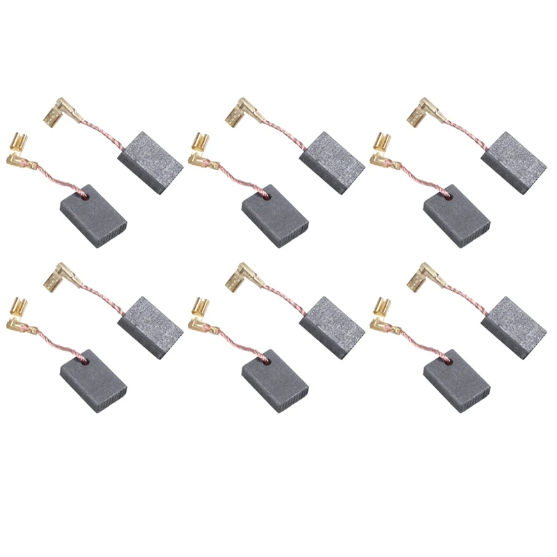 

12Pcs 16Mm X 11Mm X 5Mm Motor Electric Carbon Brushes For Makita 9553NB