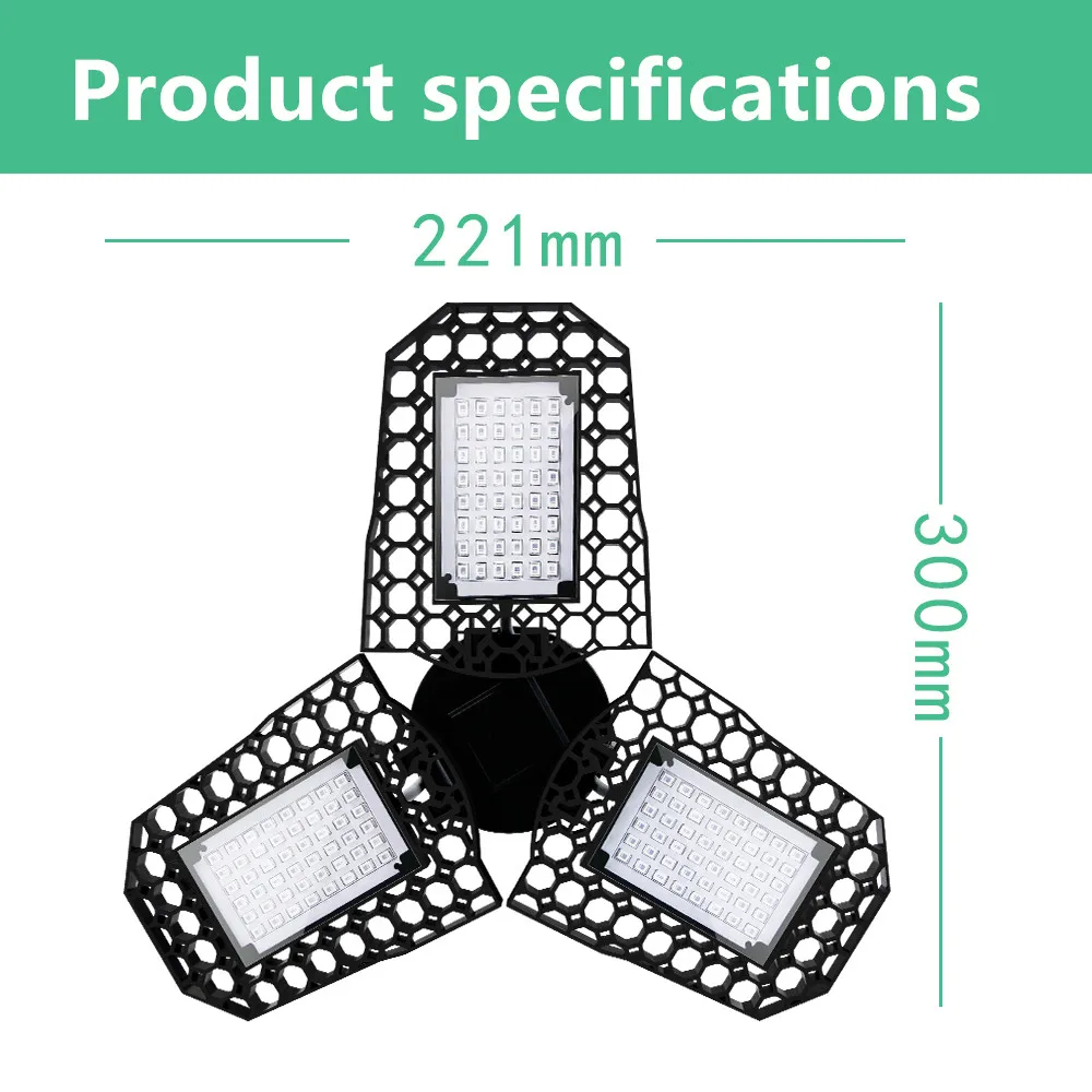 Full Spectrum Plant Growth Light LED Deformable Plant Lamp E27 Phyto Lamp Greenhouse Hydroponics Garden Flower Plant Growth Lamp