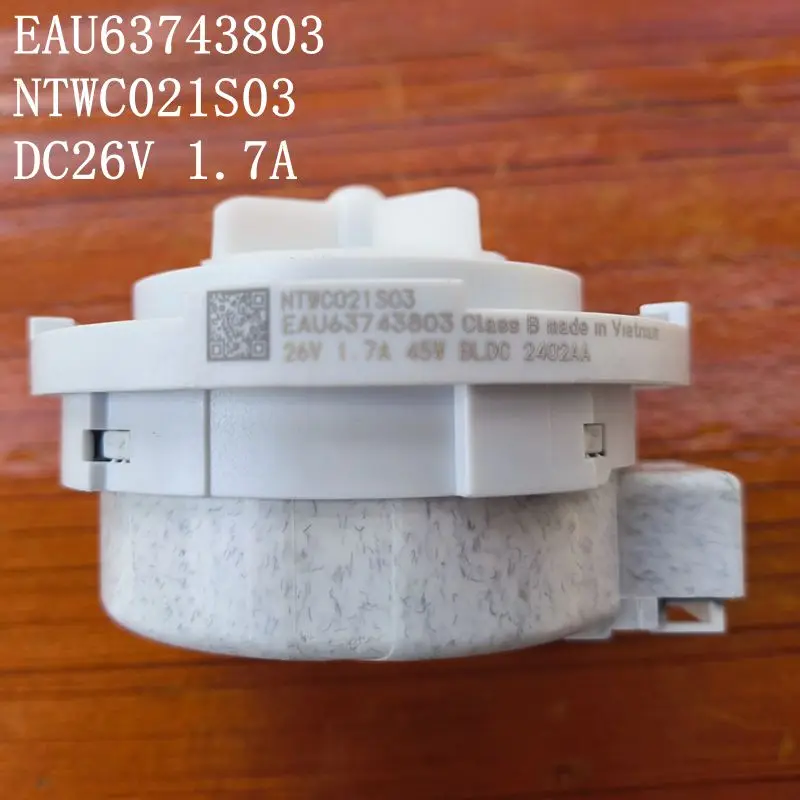 

Motor de bomba de drenaje para lavadora LG, pieza EAU63743803 NTWC021S03 DC26V 1.7A nuevo