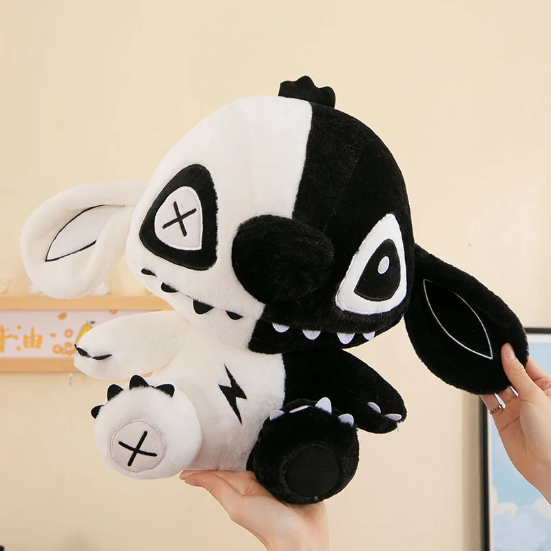 40-70cm Disney Stitch Plush Toy Black And White Stitch Plush Doll Children'S Pillow Girl'S Gift Birthday Gift