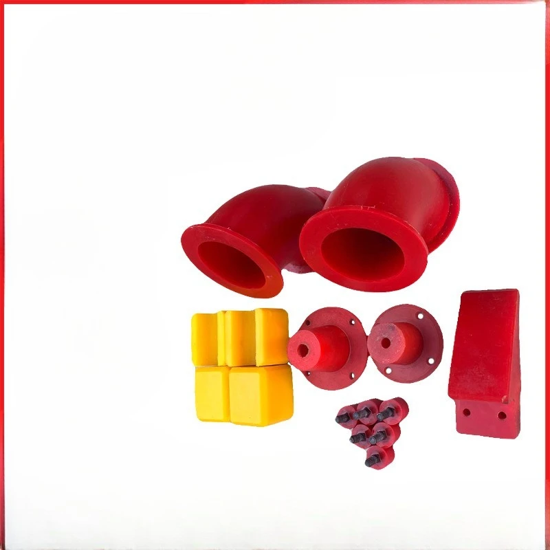Cast-molded polyurethane products, rack polyurethane card strips, polyurethane-clad iron parts