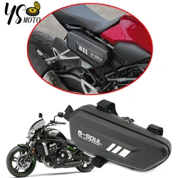 For KAWASAKI Vulcan S 650 S650 EN650 VN650 VULCAN S 650cc Embroidery material Motorcycle Hard Waterproof Triangle Side Bag