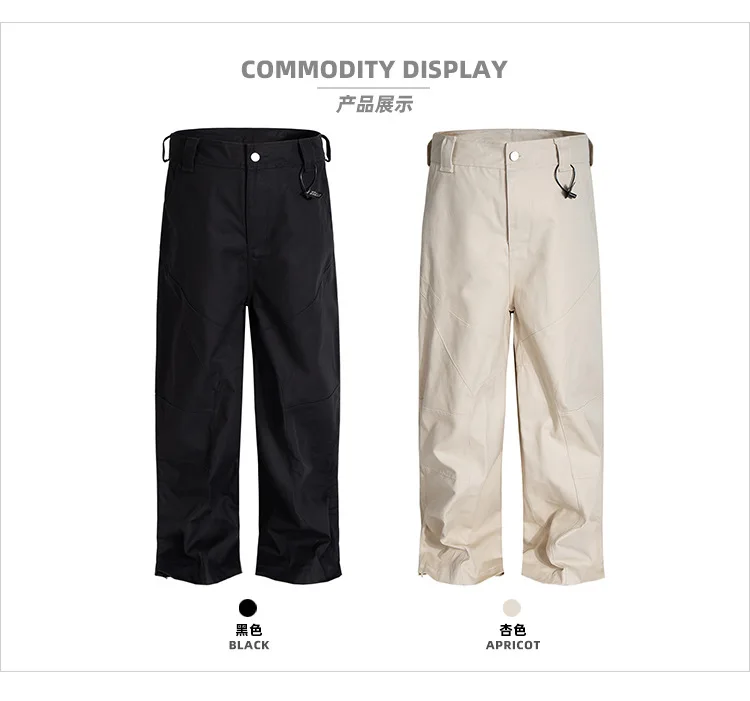 MIJKO Pants Deconstructed Irregular Silhouette Cargo Pants LC457
