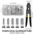 Oval aluminum tube