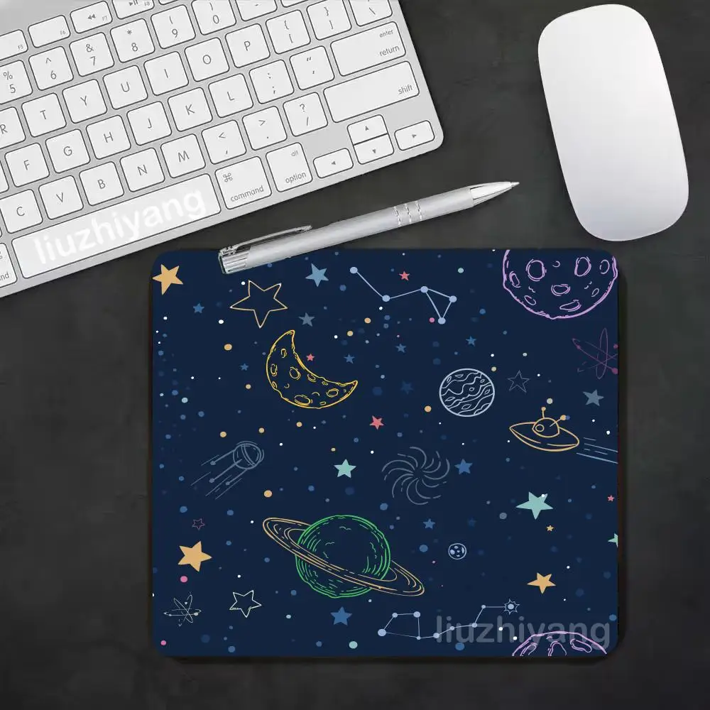 

Cosmic Planets Mouse Pad 40X45 Large Square Computer Office Game Table Mats Rubber Anti-slip PC Mousepads Small Decor Desk Pads