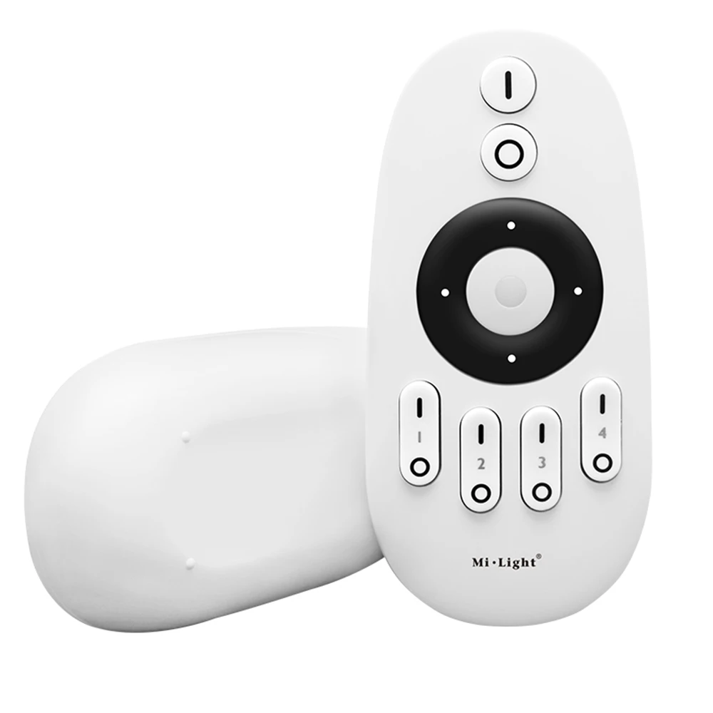 MiBoxer Color Temperature Adjust CCT LED Strip Controller 4Zone 2.4G RF Wireless Remote / APP WiFi / Alexa Google Voice Control