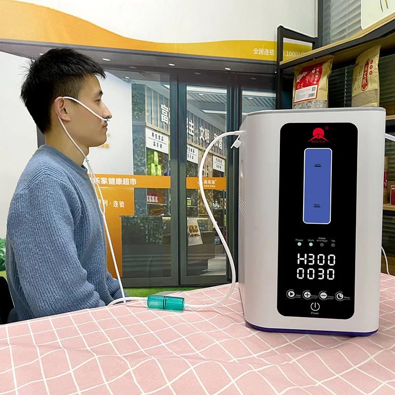 

Inhalation H2 Cube Hydrogen Generator 300ml/min 600ml/min 900ml/min Hydrogen Inhalation Machine