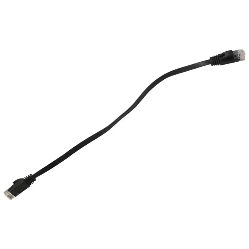 Ingenieus-48 Stuks 1 Ft Platte Internet Netwerkkabel Solide Cat6 Hoge Snelheid Patch Lan Draad Met Snagless Rj45 Connectors