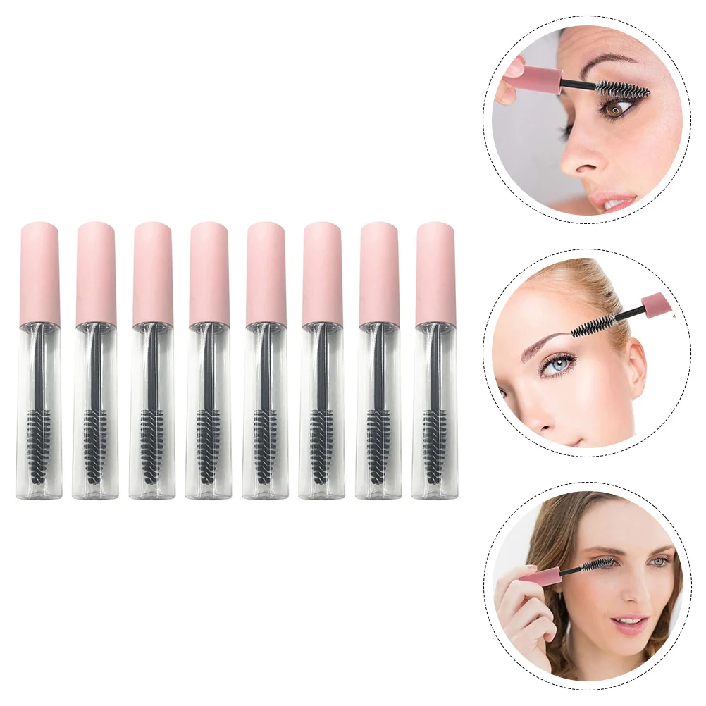 5 ชิ้นมินิมาสคาร่าหลอดรีฟิล Lash Serum ขวด Abs Eye Shadow Applicators Wands