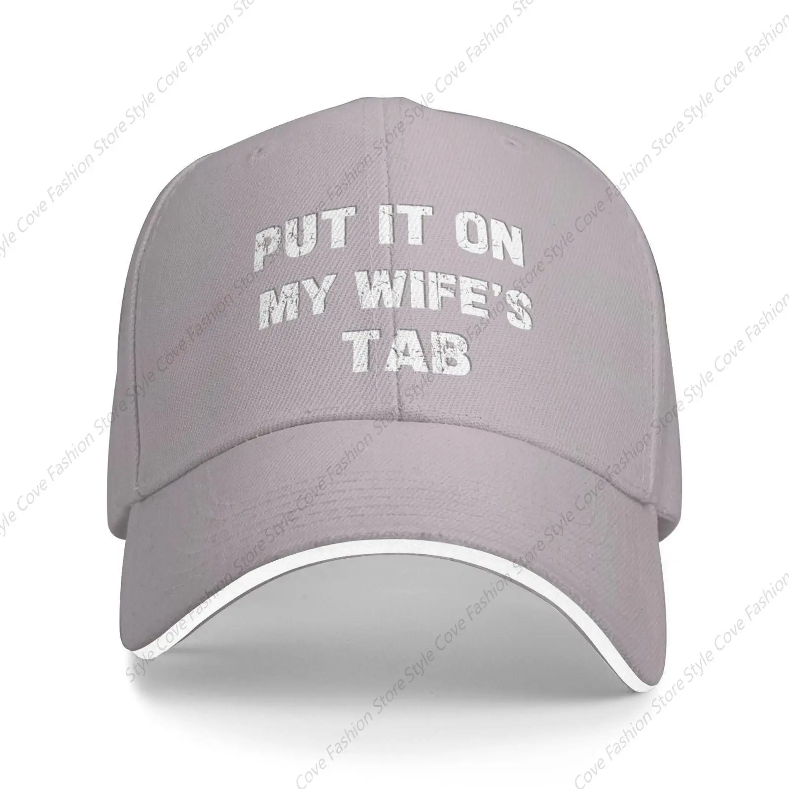 

Put It On My Wife'S Tab Adjustable Classic Baseball Cap Breathable Four Seasons Travel Sun Hat Outdoor Hat For Unisex Adults