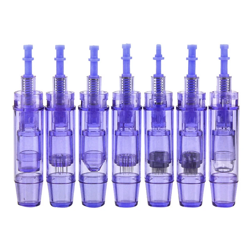 10/20/50/100 Peças de Microagulhas Bayonet para Dermapen UltimaA6 Dr.imp Pen 9/12/36/42 Pinos/Tips de Cartucho Nano MYM Stamp