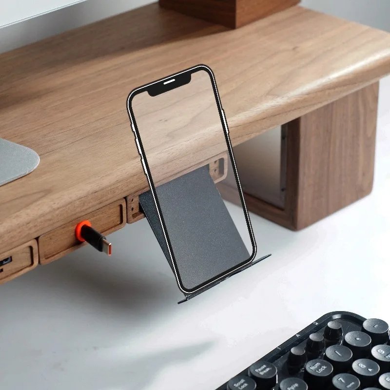 Modular Phone Stand Office Under Desk Mobile Phone Tablet Storage Holder Creative Game Controller Support Phones Organizer Rack