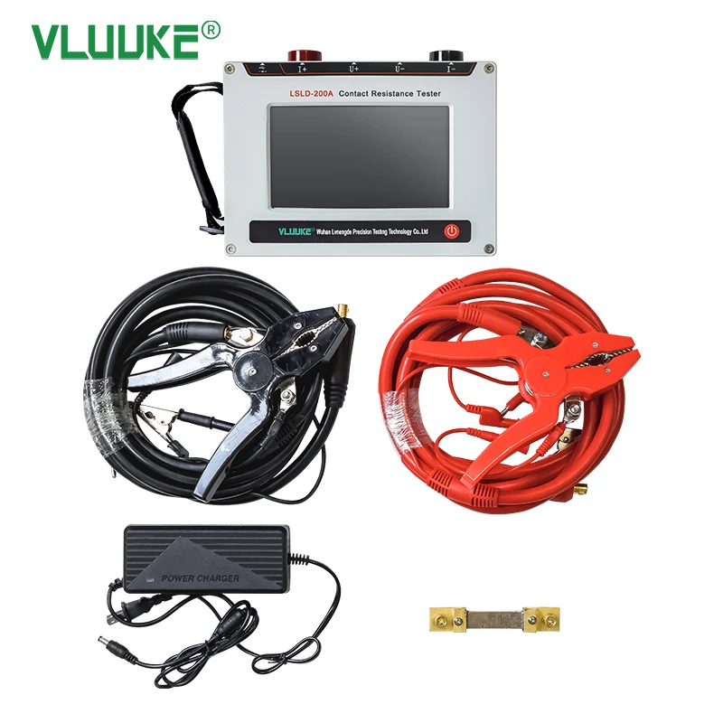 VLUUKE LSLD-200A 220V Handheld Circuit Contact Resistance Tester Loop Resistance Tester