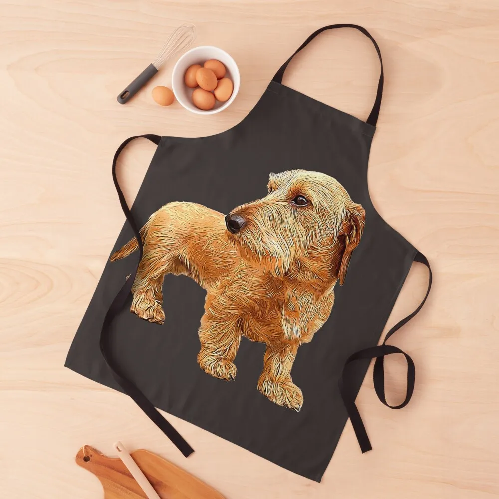 

Dachshund Wire Haired Red Beauty! Apron Kitchen For Men kitchen gadgets Apron