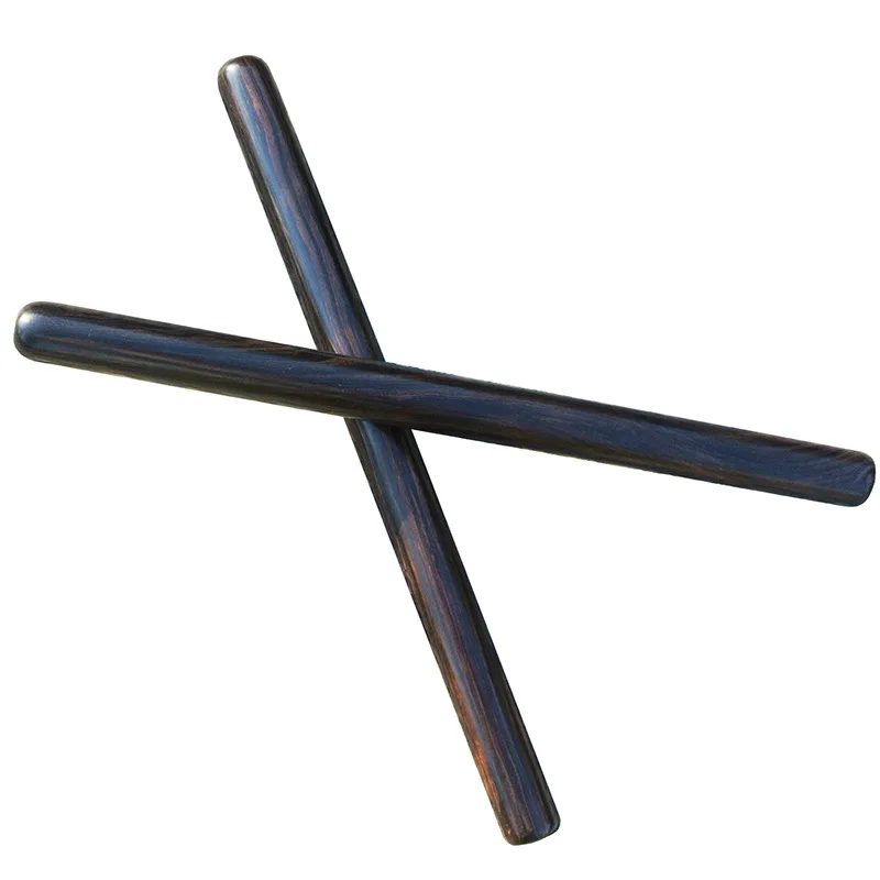 

Hooqu Chinese Drum Sticks for Lion Dance Solid Hardwood Drum Sticks-Black Ebony