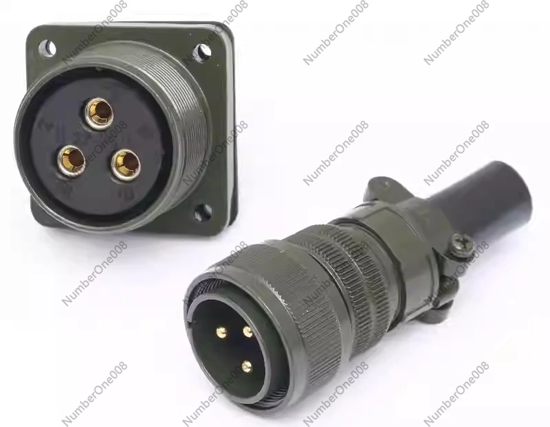 5015 military standard waterproof aviation plug socket 3-core MS3106A22-2S MS3102A22-2P