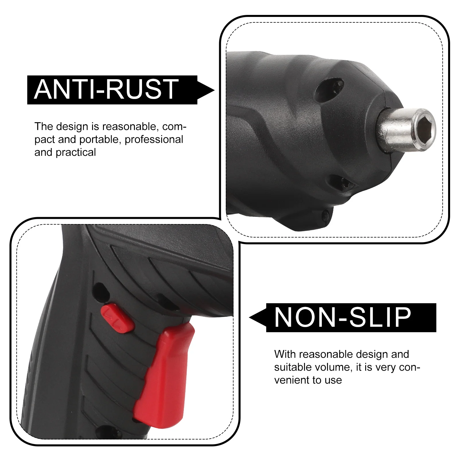 

1 set Electric Screwdriver Usb Rechargeable With Led Light For Home Repair Mini Hand Drill Cordless Screwdriver Tool