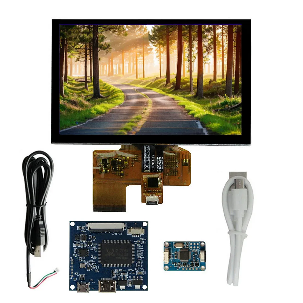 

5-дюймовый HDMI-совместимый монитор с сенсорным экраном 800x480, ЖК-экранная панель с драйвером, плата контроллера, ПК, портативный монитор