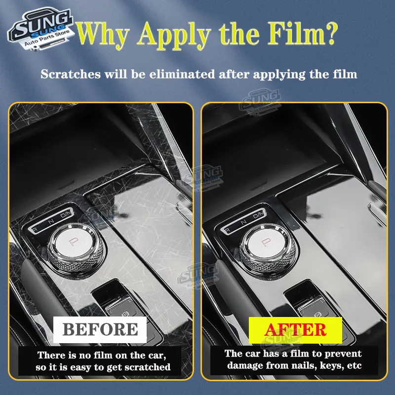 طبقة رقيقة واقية من البولي يوريثان لسيارات BMW G20 G21 Series 3 2023 وحدة تحكم مركزية داخلية للسيارة شفافة مضادة للخدش إصلاح ملحقات السيارة #5