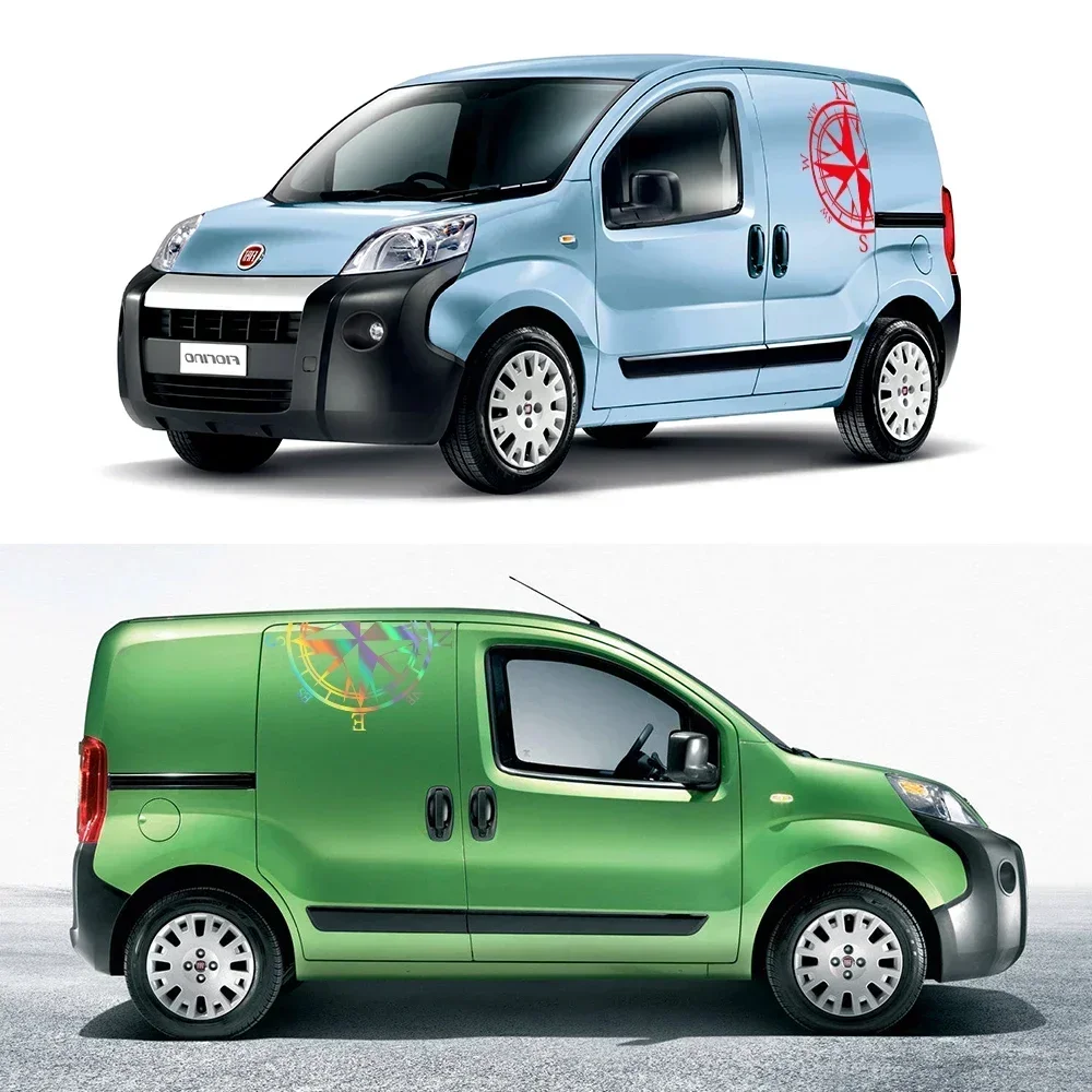 

Car Door Side Stickers For Fiat Fiorino 1 2 Tuning Accessories Camper Van Combi Compass Graphics City Vinyl Film Decals