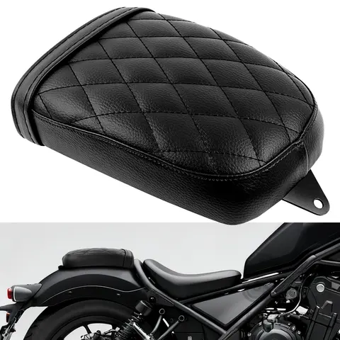 Gel Leather Motorcycle Passenger Motorcycle Seat Shock Absorbing Comfort Cushion For Honda Rebel 1100 CMX1100 2021-2025