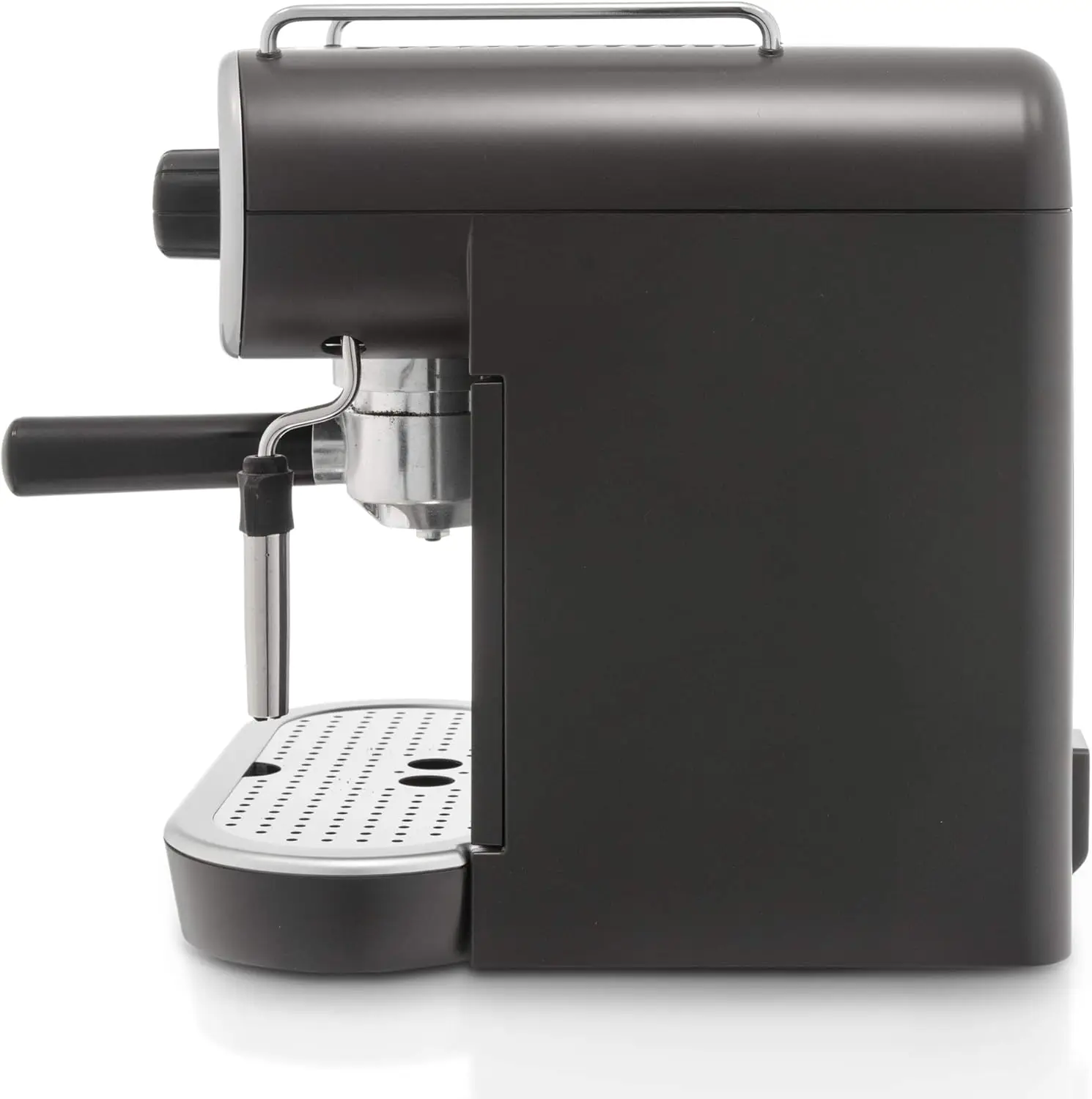 De Luxe Espressomachine, 47Oz, Zilver