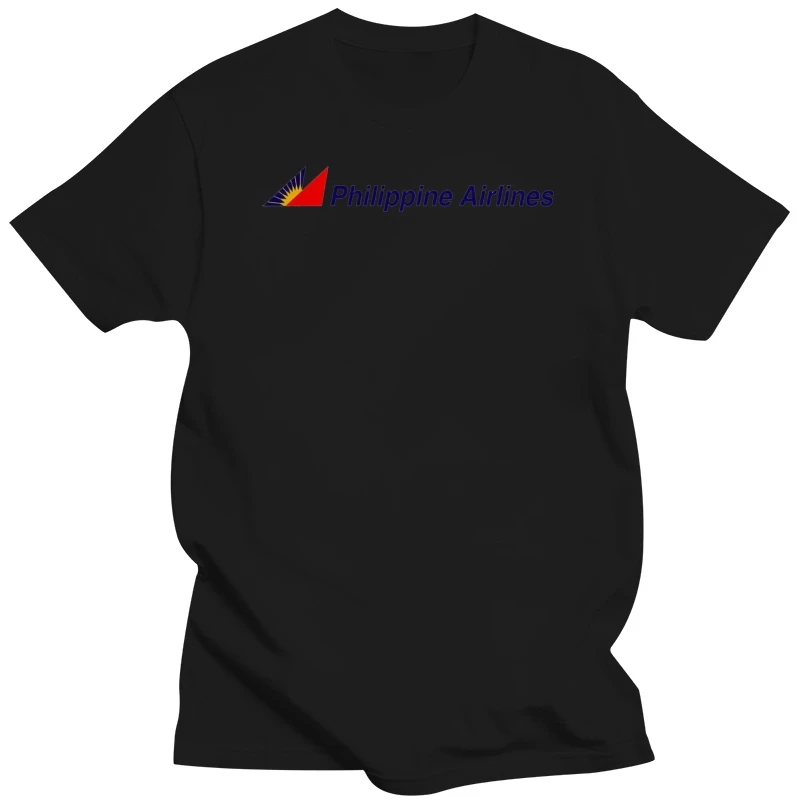 2018 New Arrival Men'S Fashion Philippine airlines shirt vintage logo filipino Classic Tops Tee Shirts