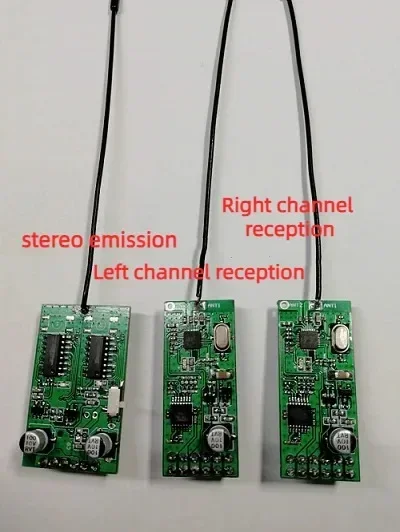 UHF Stereo Wireless Audio Transceiver Module Wireless Audio Transmitter Wireless Speaker Module DIY Artifact