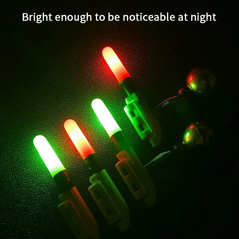 عصا صيد السمك الإلكترونية مع جرس وعائمة مضيئة، قابلة لإعادة الشحن عبر USB، منبه لدغة السمك 1/2 قطعة