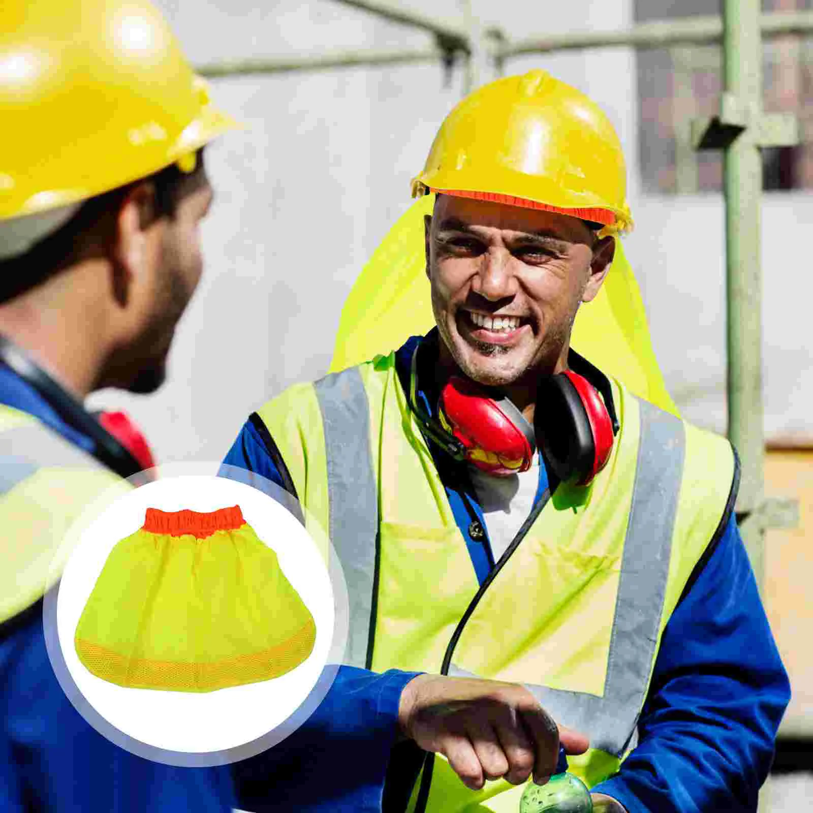 4 Pcs Sunshade Cloth Reflective Accessories High Visibility Mesh Full Brim Shield