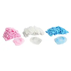 100Pcs Disposable Hair Caps Tanning Cap Catering Food Elasticated Hair Nets Shower Bathing Cap Hair Salon Caps