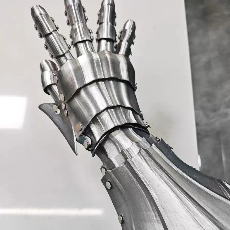 Technology Cyberpunk Cosplay Prop Knight Mechanical Hand Arm Armor Unisex 3D Printing Gothic Vintage Battlegear Accessory - view 4