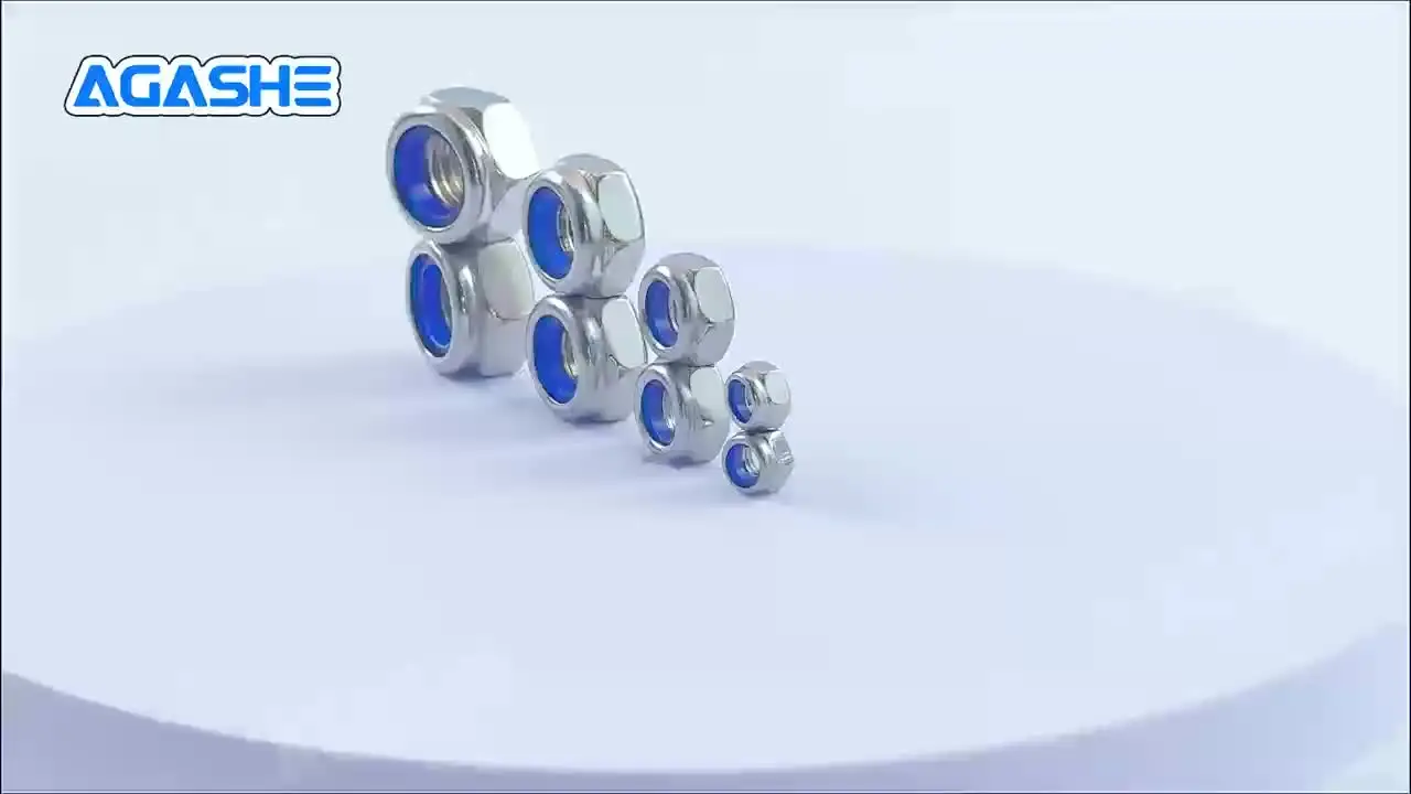 210/150pcs Stainless Steel Hex Lock Nuts, Anti-Slip Self-Locking M3-M8/M4-M6 Assortment for Industrial/Construction/Automotive
