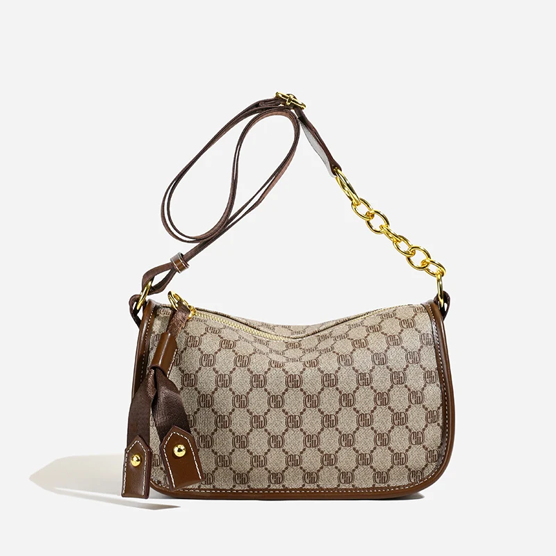 

Дизайнерская модная элегантная сумка для подгузников для женщин, винтажная минималистичная кожаная сумка с большой вместимостью, роскошная сумка через плечо.