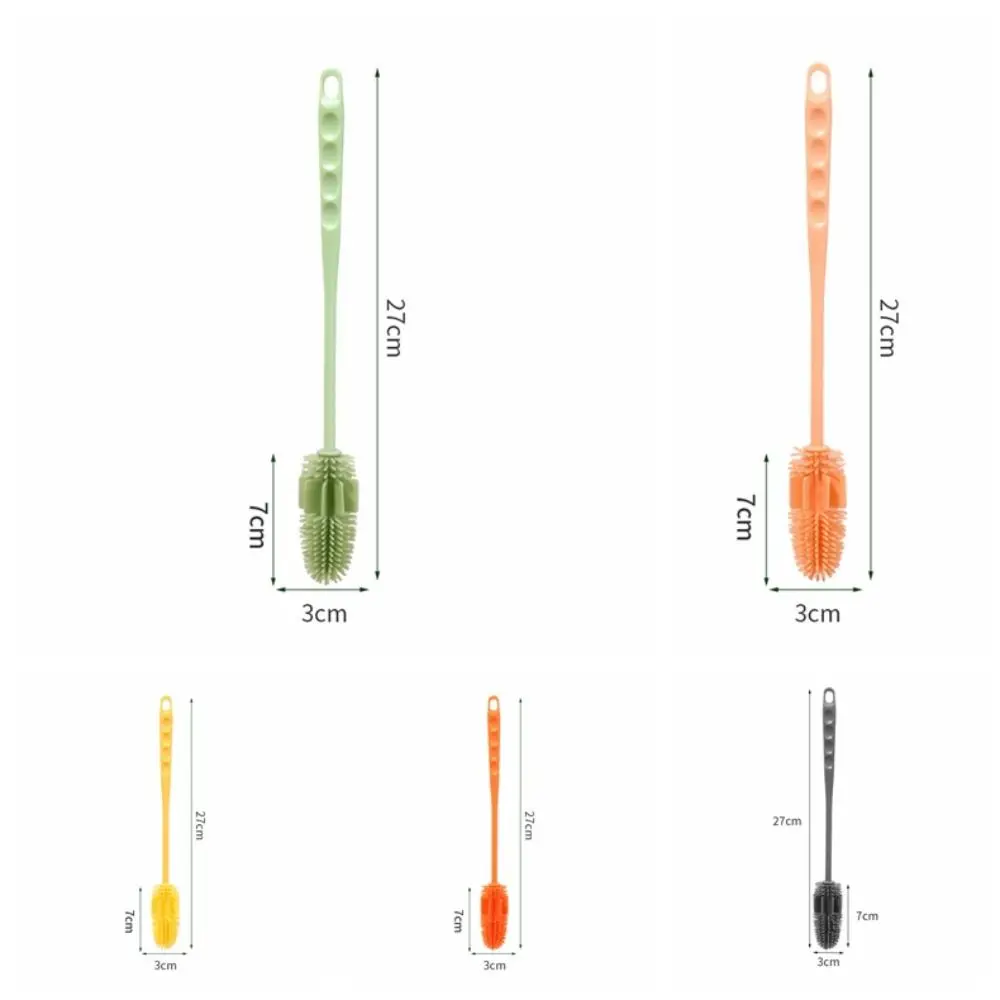 Silicone Sports Bottle Brush Long Handle 6