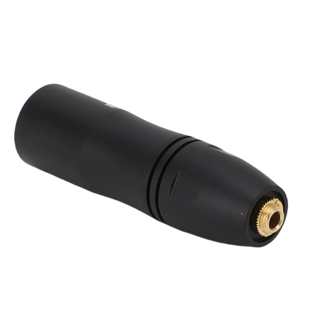 Versatile Power Conversion 3.5mm Female to 3Pin Male XLR Adapter Noise Reduction Enhanced Sound Quality Microphone Power Adapter