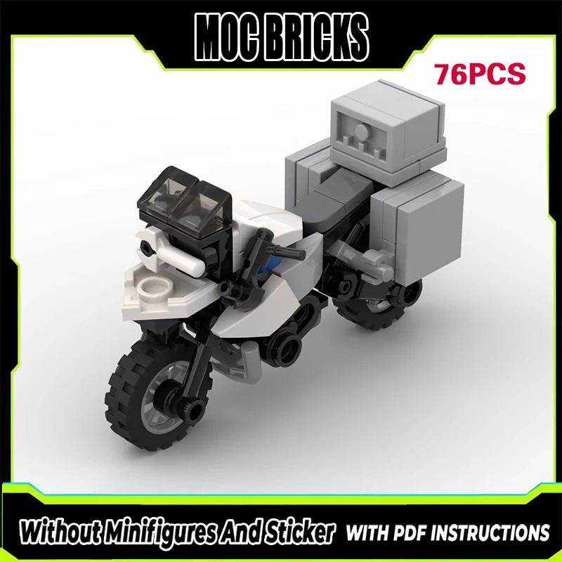 

Модель гоночного автомобиля Speed Racing Car MOC, строительные блоки, мотоцикл GS1250 Touring, модульная технология, подарки, праздничный набор для сборки, детский игрушечный комплект