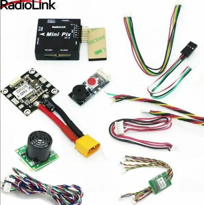 

Radiolink Mini PIX V1.2 M8N GPS Flight Control FC Hold & Ultrasonic module Pixhawk4Mini and OSD for RC Racer Drone Quadcopter