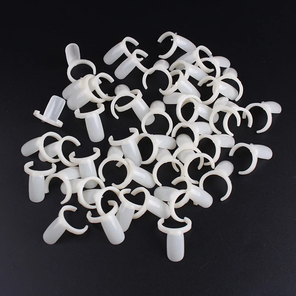 

150 Pcs Nail Art Accessories Display Strips Stand Holder Accessory Tray Practice Board