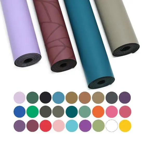 Aangepaste logo bedrukte yogamatten Aangepaste natuurlijke antislip natuurlijke rubberen yogamat voor training