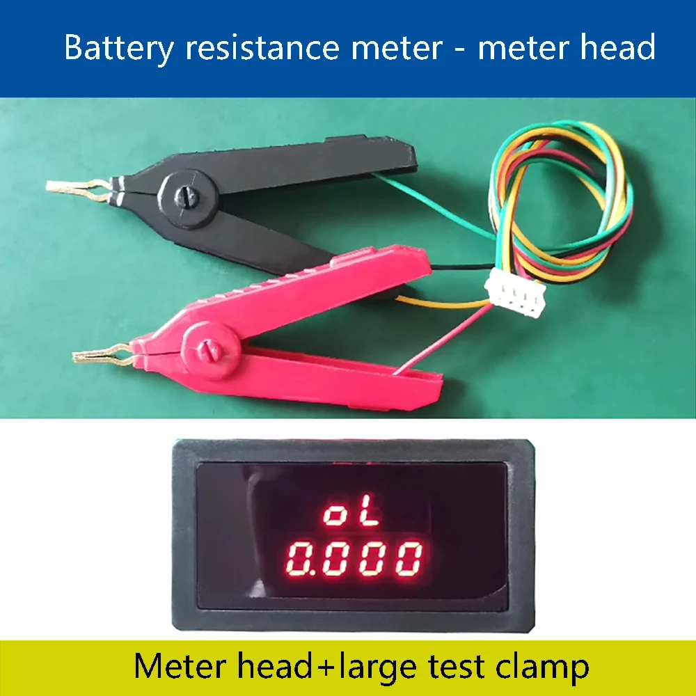 18650 Lithium Battery Internal Resistance Meter Tester Quality Detector Dry Battery Milliohmmeter Battery Measuring Instrument