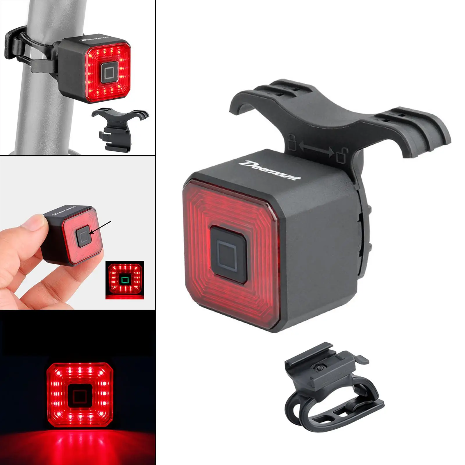 

Стоп-сигнал для велосипеда, задние водонепроницаемые велосипедные фонари с зарядкой через USB