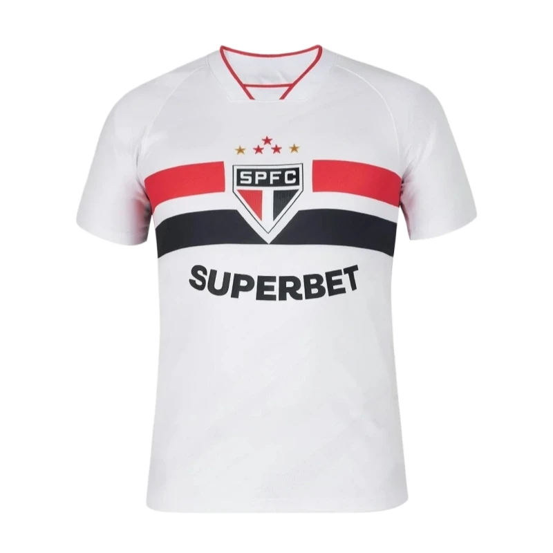 2026 Neue São Paulo Fußballverein Brasilien 26/27 Saison Heim- und Auswärtstrikots Herren- und Damen-Fan-Sport-T-Shirts Familien-Set – Detail 4