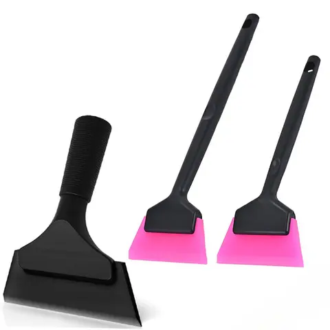 TOFAR Window Tinting Tool Quarter Small Rubber Squeegee for Car Windshield Glass Cleaning Water Wiper Film Installation Scraper 8 best sales car squeegee - №7